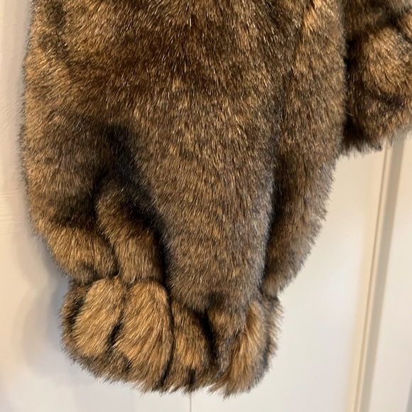 - Boutique FUR FUAX bomber hooded coat - Picture 7 of 8
